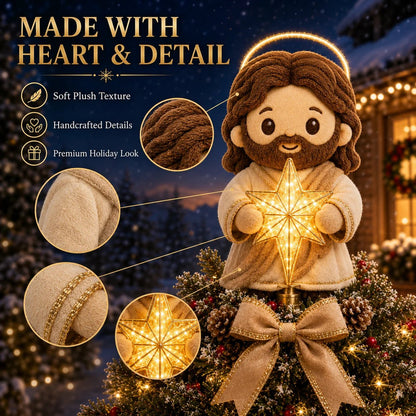 Faith-Inspired Jesus & Mary Christmas Tree Topper