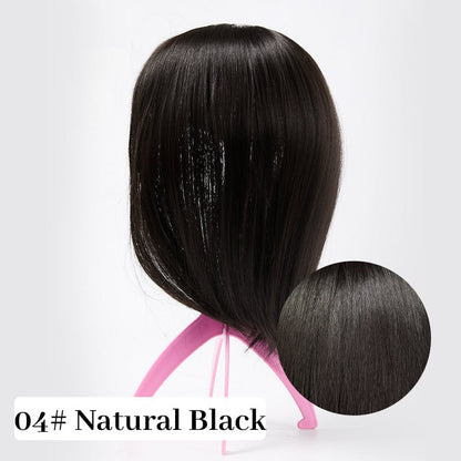 💥Superior Quality-Natural Hair Toppers With Bangs For Women