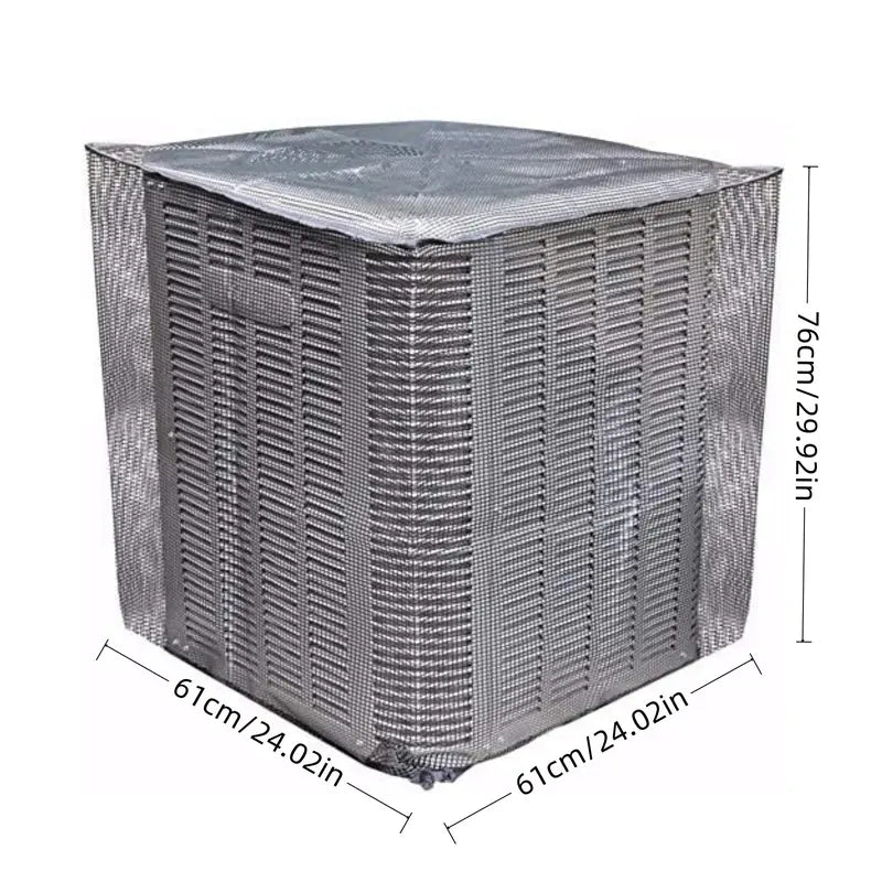 Heavy-Duty Full Mesh Outdoor Air Conditioner Cover – All-Season AC Protector