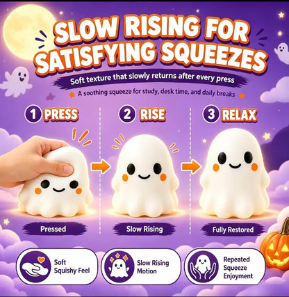 Ghost Squishy Stress-Relief Fidget Toy