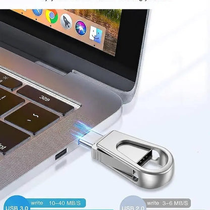 3-in-1 USB Flash Drive – USB 3.0 & Type-C OTG, High-Speed Phone & Computer Storage**