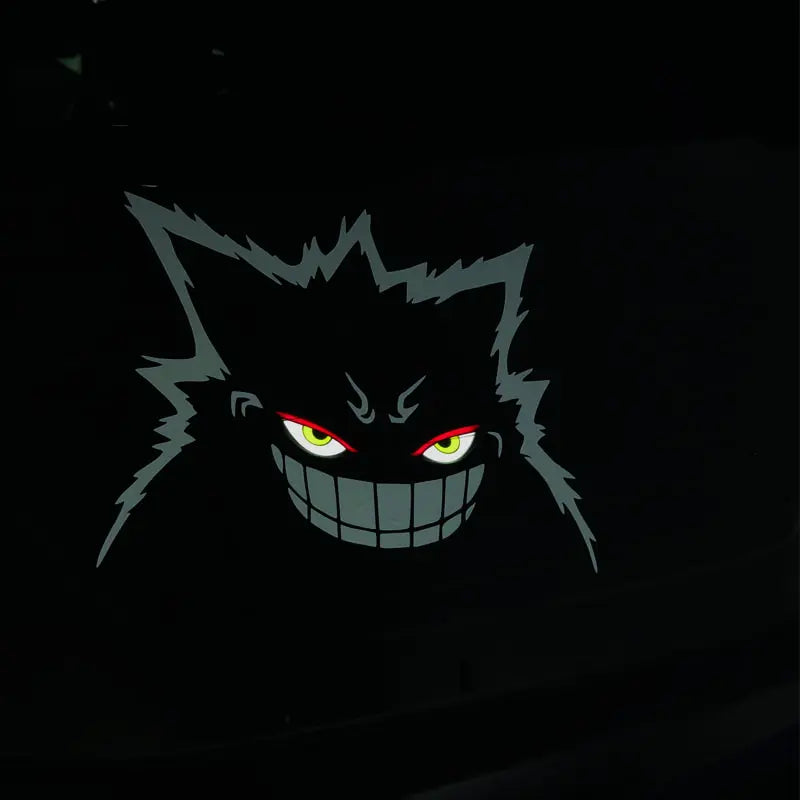Car Rear Window Dynamic LED Display – Vampire Devil Eye Emoji Panel, Auto Decorative Light tiktokshopspringglowup