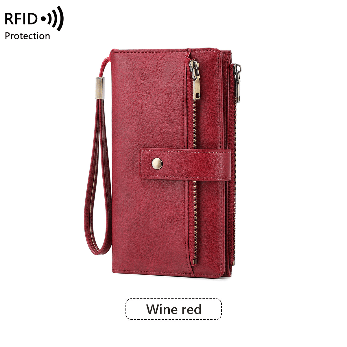 🔥Women's Retro Style RFID Blocking Tri-fold Wallet