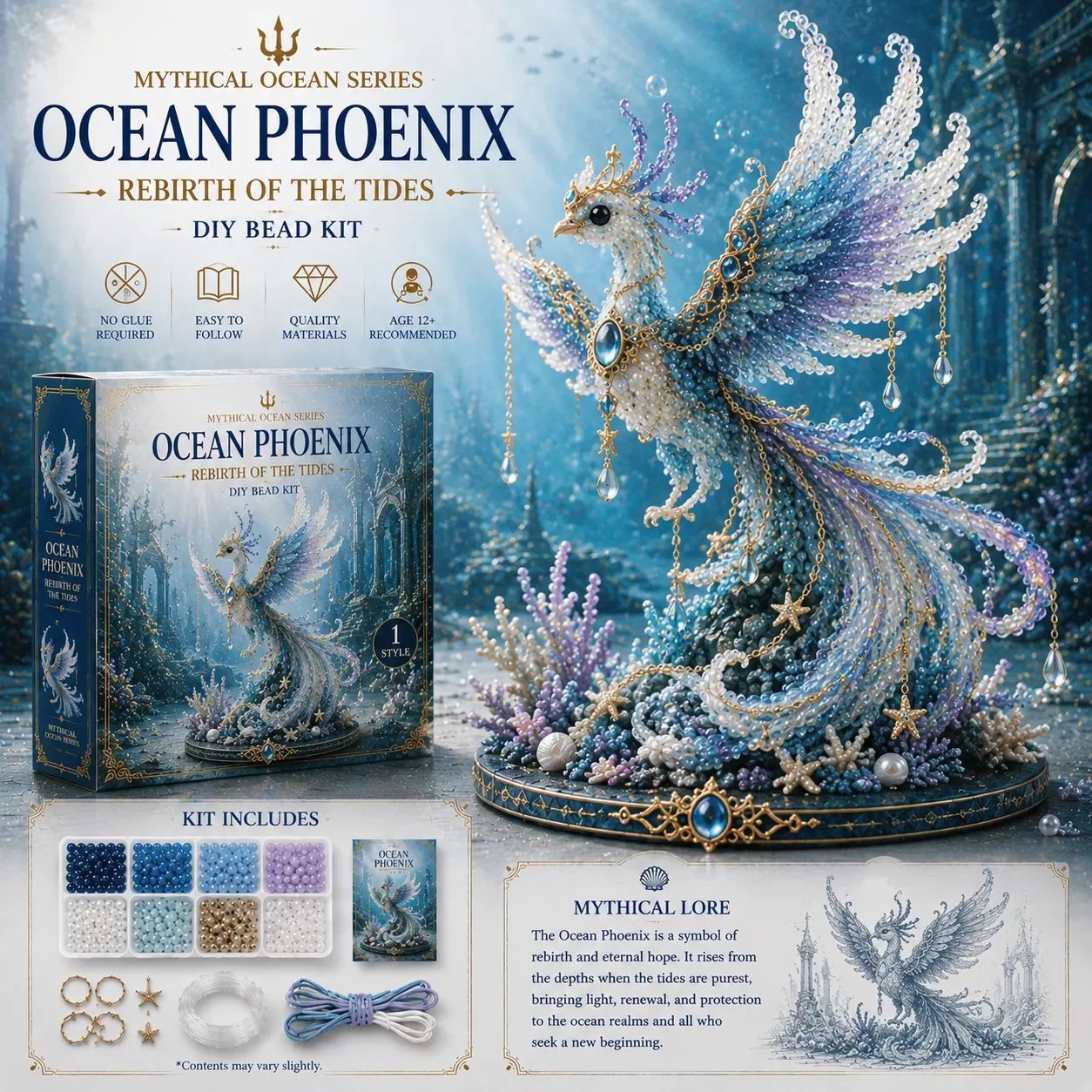Last Day 50% OFF - 🌊 Mythical Ocean DIY Bead Kit