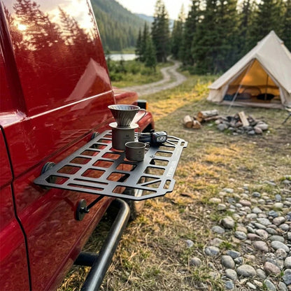 Rugged Magnetic Vehicle Table | Portable Camping Table with Mesh Surface