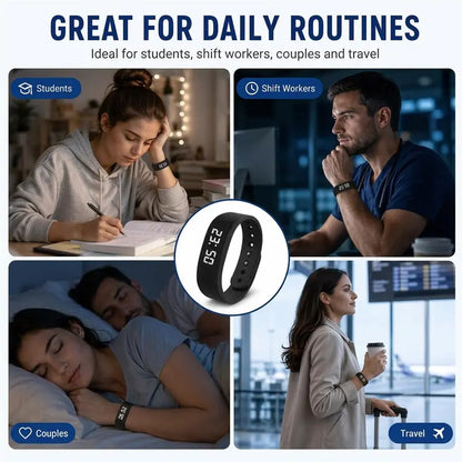 Fitness Tracker with Silent Alarm, Waterproof Band, Step Counter