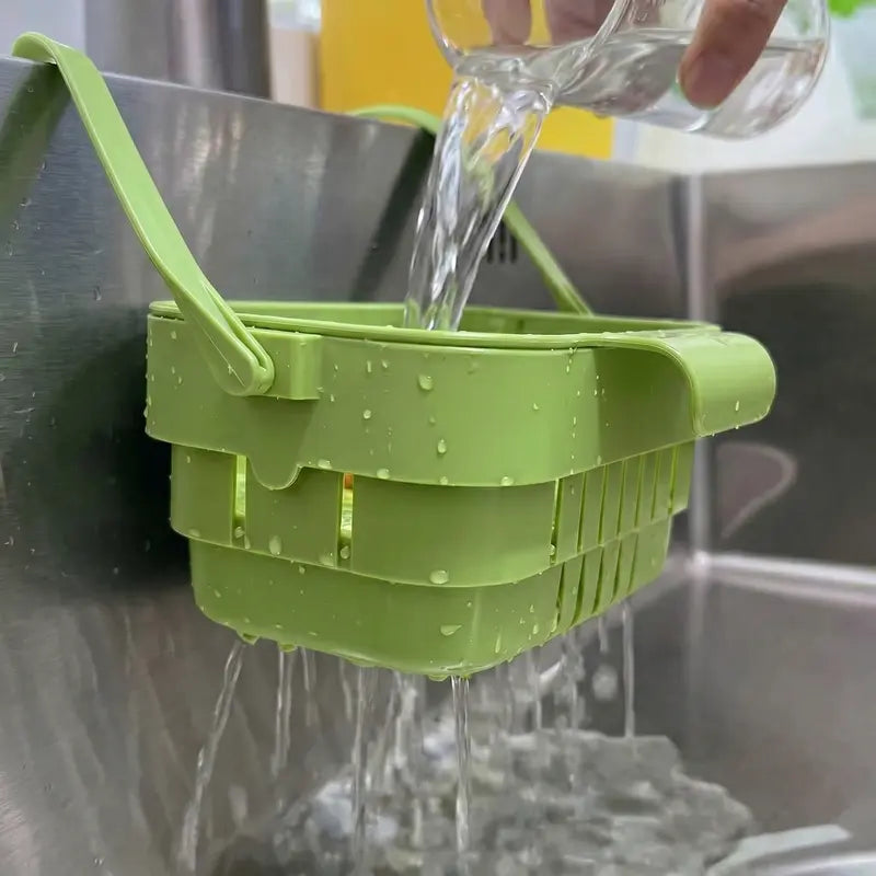 2 -PACK Foldable Hanging Kitchen Sink Drain Basket