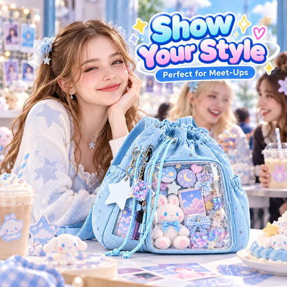 Crystal-Clear Window Starry Ita Bag