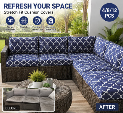 🛋️Outdoor Patio Sofa Cushion Covers