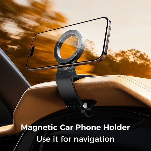 Strong Magnet Magnetic Cellphone Car Mount - Hands-Free Phone Holder, 95° Adjustable