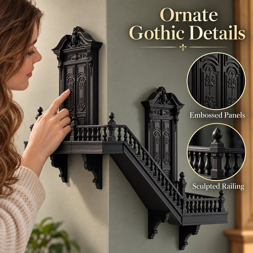 Gothic Castle Corner Shelf, Turn Empty Room Corners Into Mini Palaces To Display Your Precious Collectibles