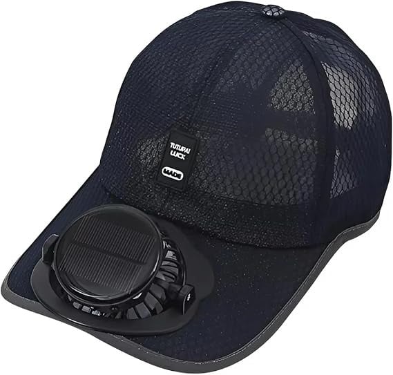 🔥Buy 2 Free Shipping ✨Cooling Solar Fan Hat – UV Protection & Breathable Mesh