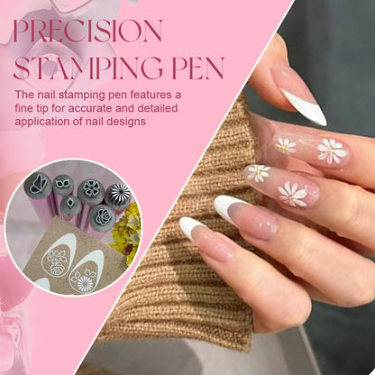 🔥LAST DAY 59% OFF - Nail Art Stamp Pen