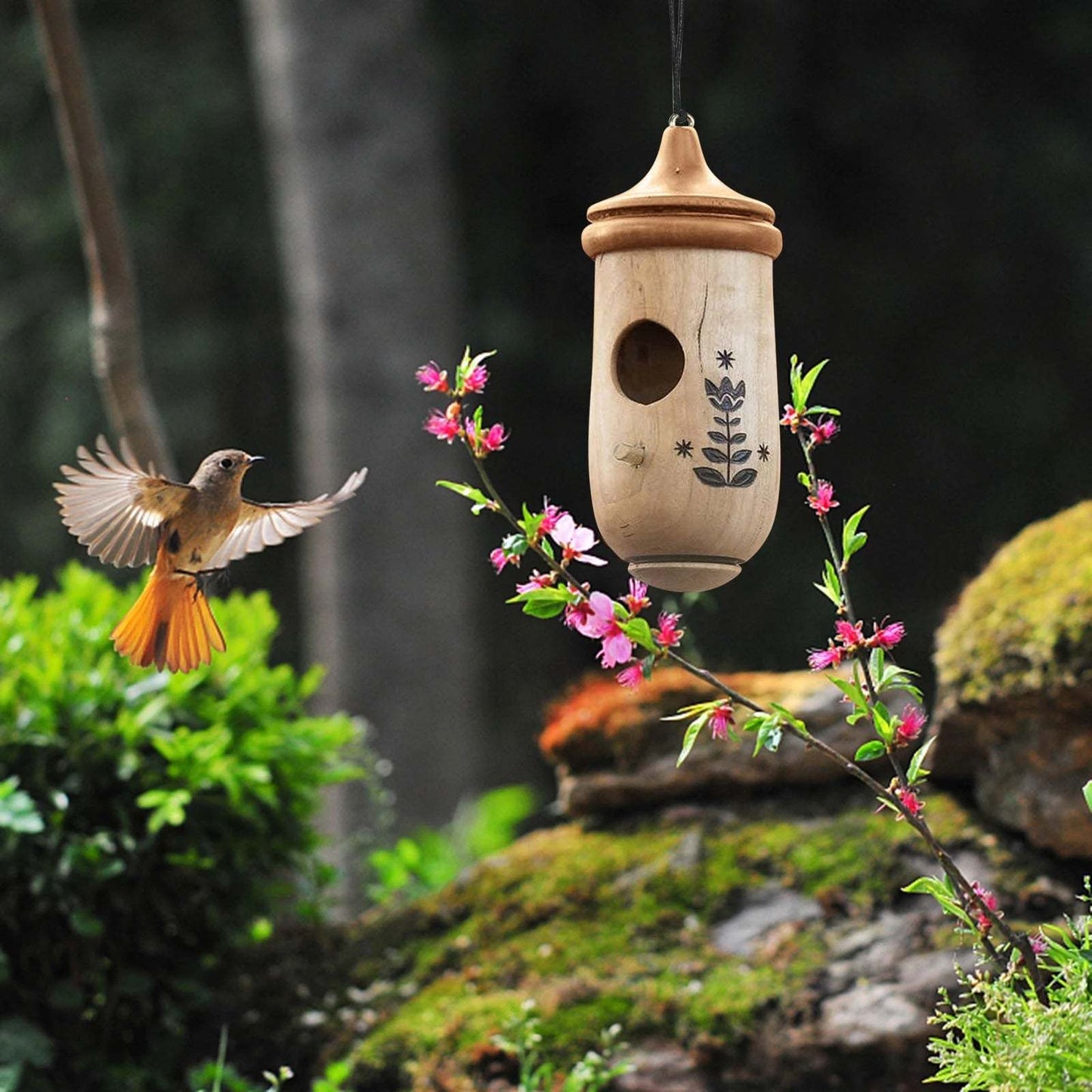 Buy 2 Free Shipping💕Wooden Hummingbird House-Gift for Nature Lovers
