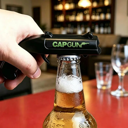 Stainless Steel & ABS Plastic Spring Mechanism Bottle Cap Opener