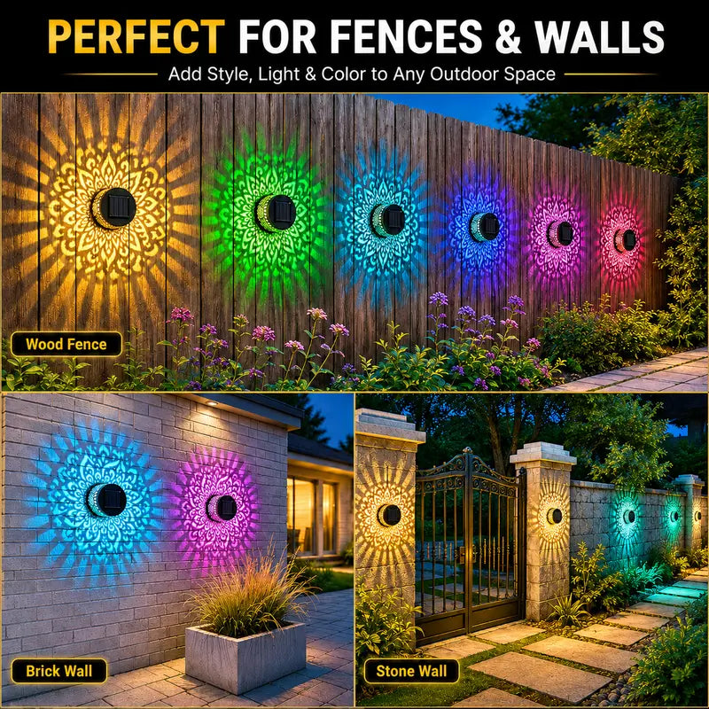 ☀️💡Solar Mandala Wall Lights Outdoor