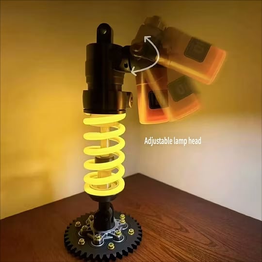 🎁Father's Day Limited Sale🔥Inspired Suspension Shock Absorber Lamp - Adjustable LED Light for Gamers & Car Enthusiasts
