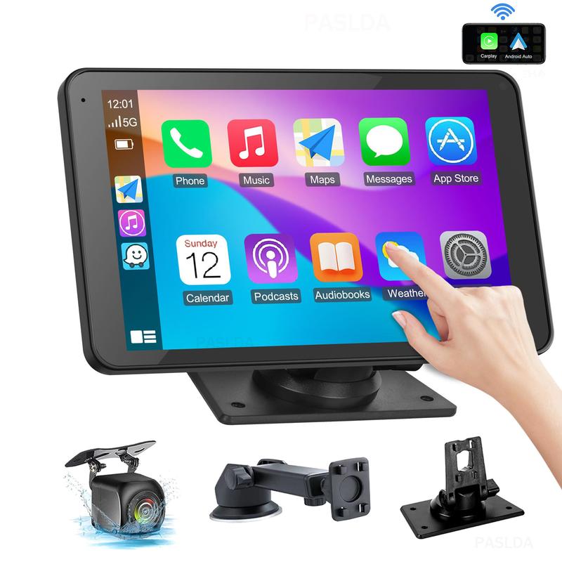 ✨Universal 7 Inch Car Android Radio 128G CarPlay Android auto Stereo Radio with 2.5D HD Touchscreen  FM BT
