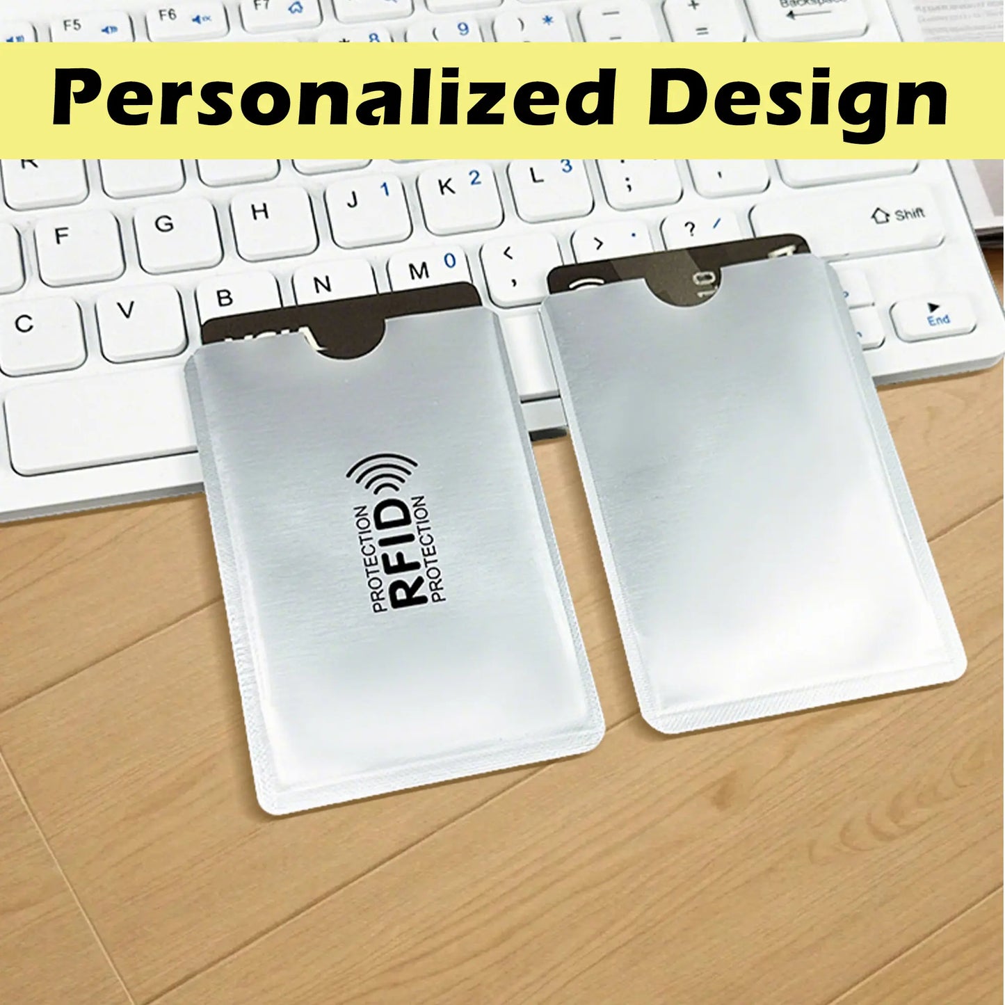 RFID Blocking Sleeves - Protect Your Cards from Electronic Theft (8-Pack)