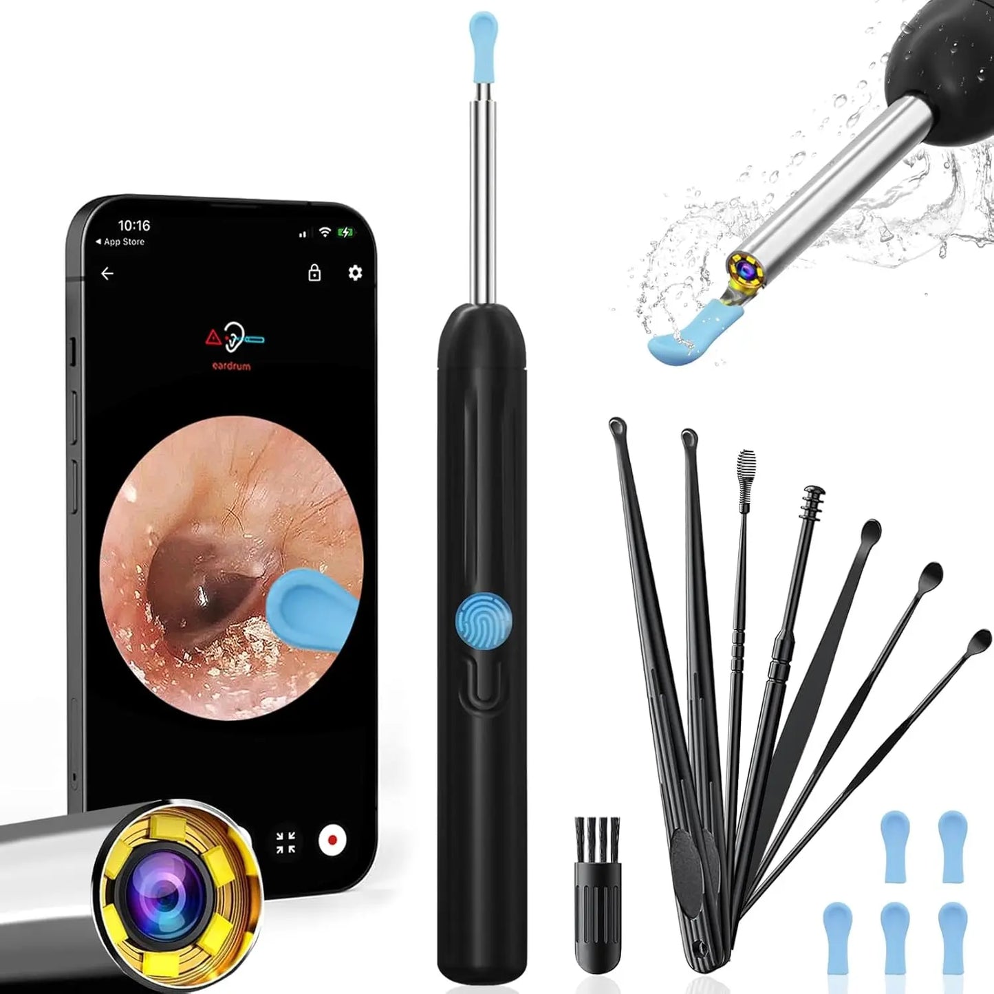 HD Visual Earwax Removal Tool with Camera - 1080P Ear Cleaner