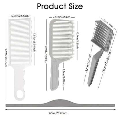 Unisex 4-Piece Hair Cutting Guide Kit