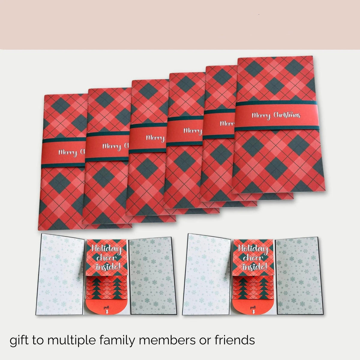 ⏰LAST DAY 50% OFF - 2026 New🎅🎁 Waterfall Christmas Gift Card Booklet 💳✨
