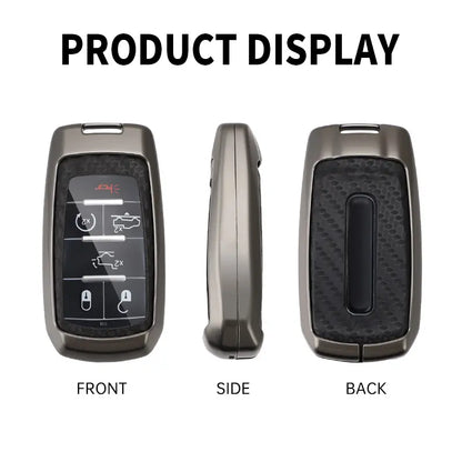 for Ram Pickup TRX Pickup Metal and Carbon Fiber Key Case