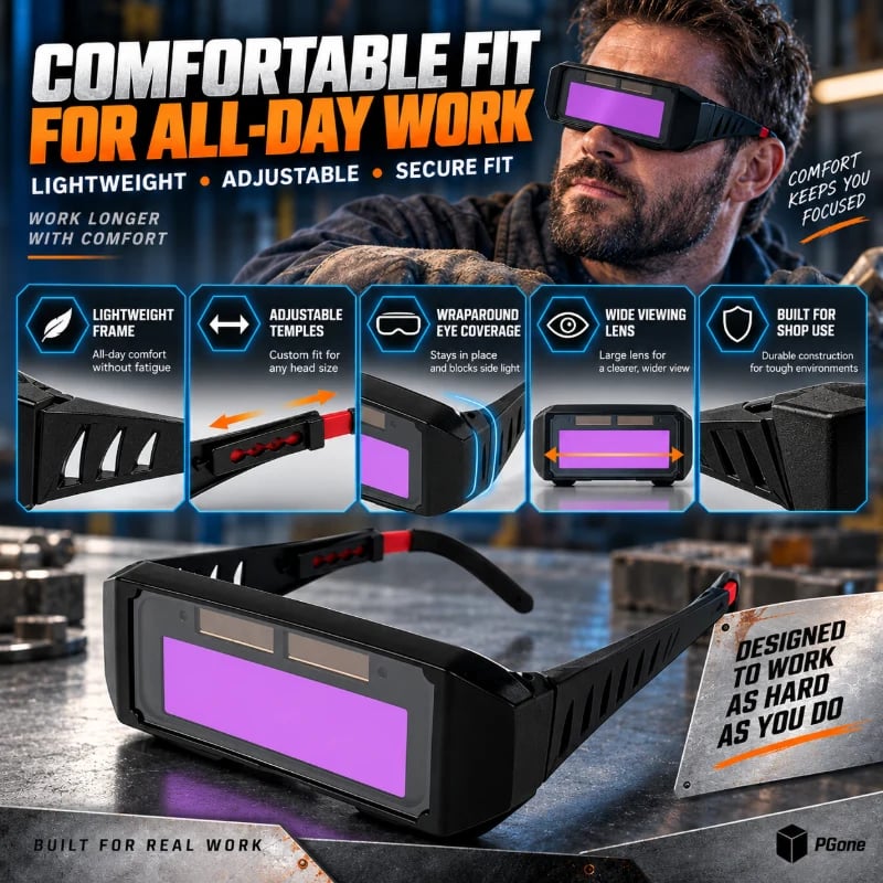 🔥HOT SALE🔥Auto-Darkening Anti-Glare Welding Glasses