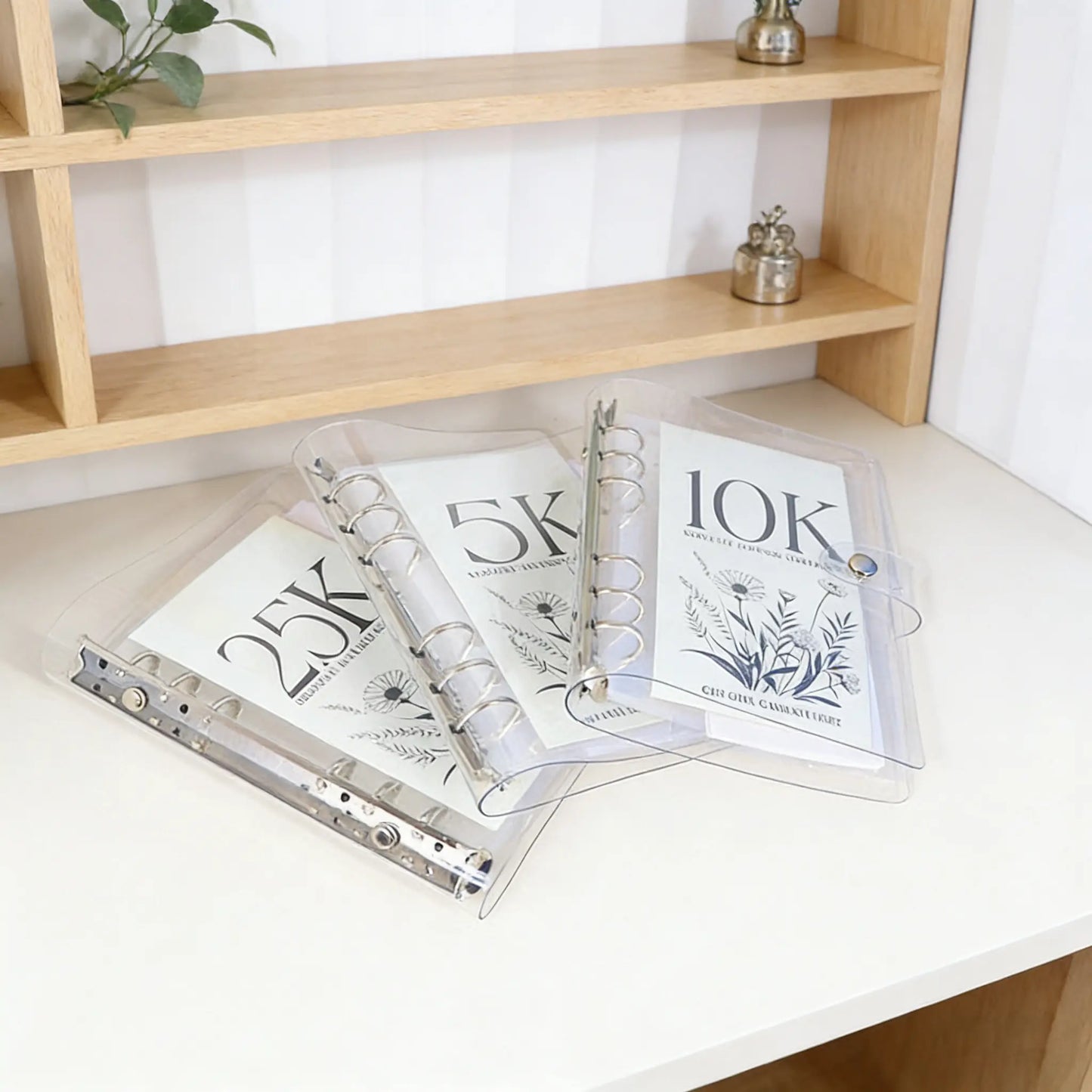 A6 12-Month Money Saving Binder with Cash Envelopes