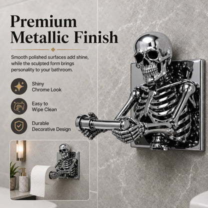💀✨ 3D Skeleton Toilet Paper Holder