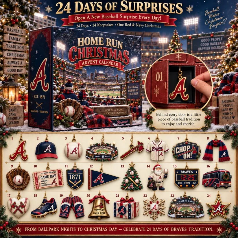🎉🎄 Chop On! Baseball Christmas Advent Calendar