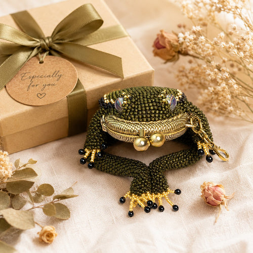 🐸 Cute Frog Coin Purse – Kawaii Zipper Wallet for Coins, Cards & Cash
