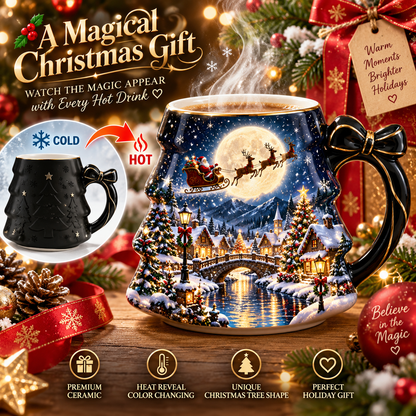 💫Christmas Magic Color-Changing Mug – Heat Reveal Holiday Gift🎁