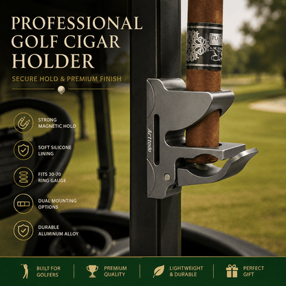 🔥Universal Magnetic Cigar Clip for Golf Cart