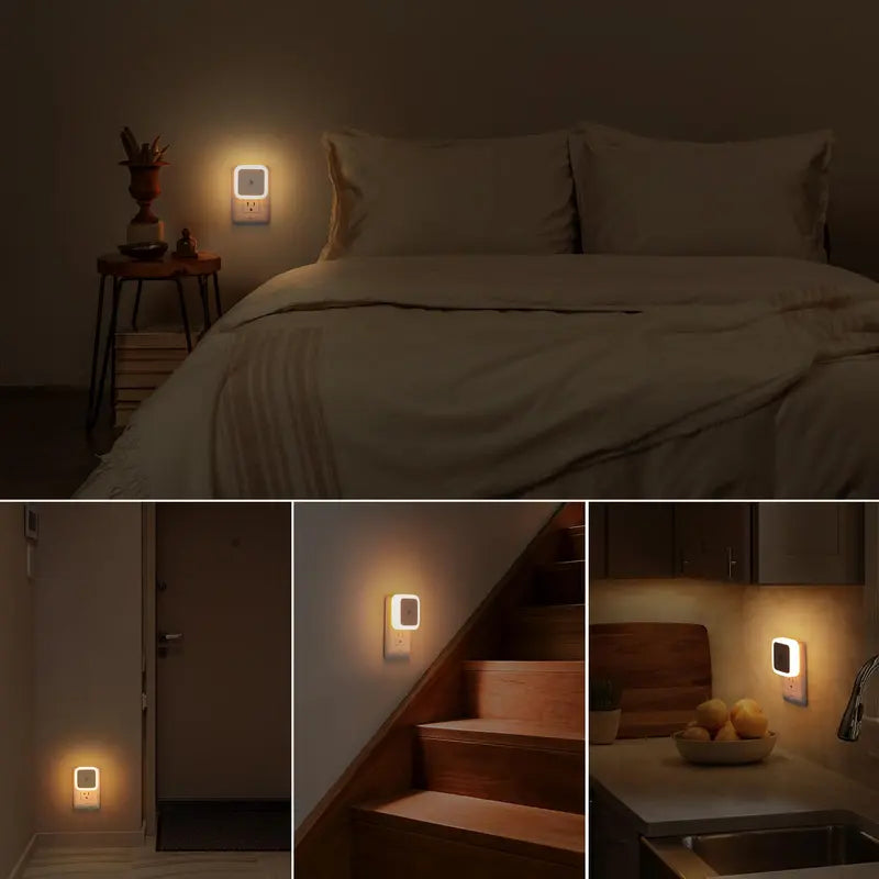 6-Pack Ultra-Energy-Saving Smart LED Night Lights