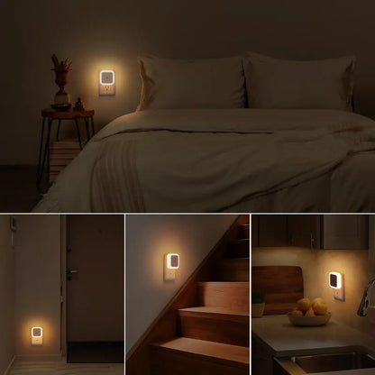 6-Pack Ultra-Energy-Saving Smart LED Night Lights
