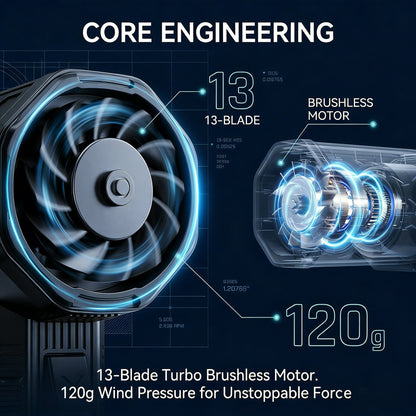 🔥BUY 2 FREE SHIPPING⏰180W Ultra-Powerful Cordless Electric Air Duster