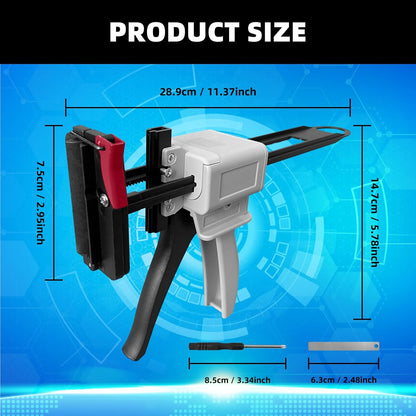 🔧 Labor-Saving Manual Tube Squeezer Glue Gun