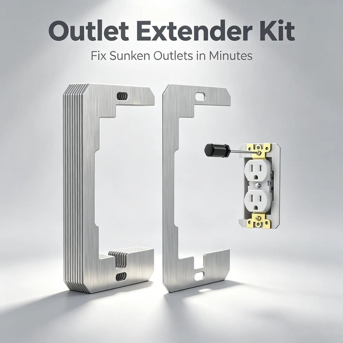 50% OFF Wall Plate Spacer Kit for Loose Outlets & Electrical Boxes