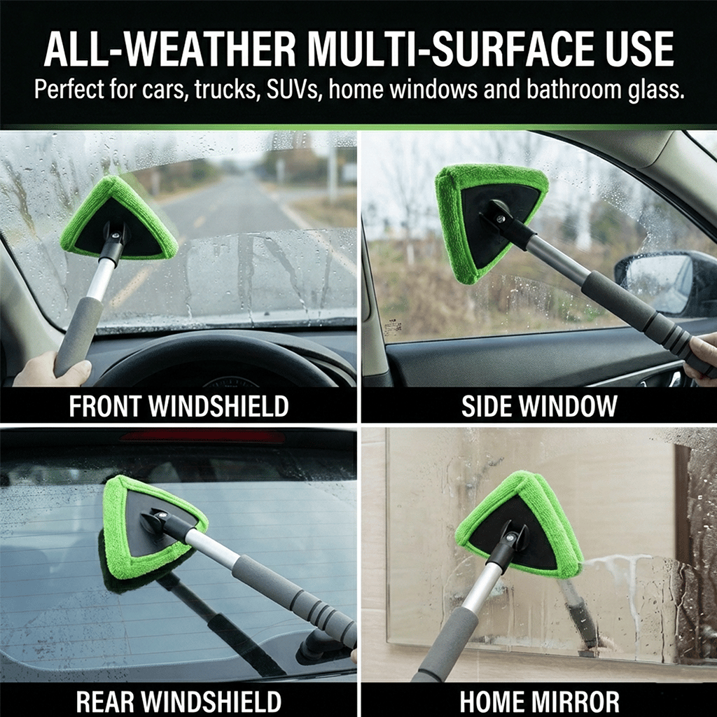 Windshield Cleaning Tool – Interior Glass Cleaning Made Easy