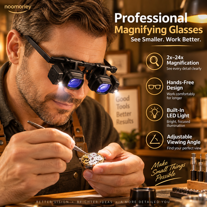 📢📢50% OFF !! ⏰Precision LED Magnifier for Electronics & Crafts
