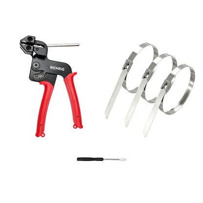 Heavy‑Duty 304 Stainless Steel Cable Tie Tensioning Tool Set