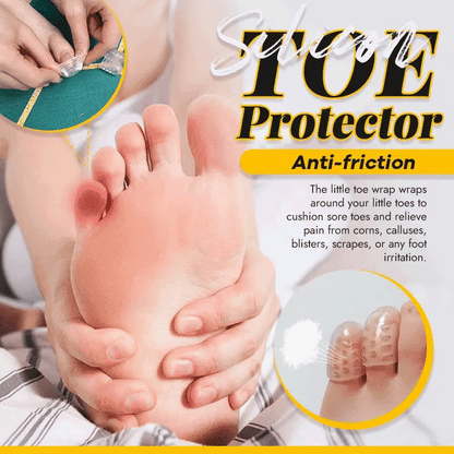 🔥Silicone anti-friction toe protector