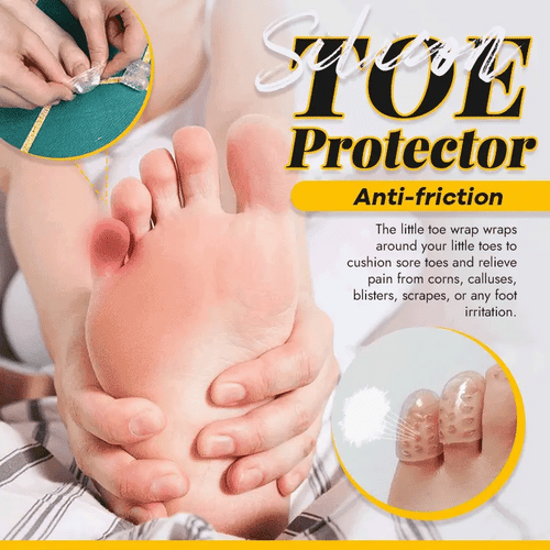 🔥Silicone anti-friction toe protector