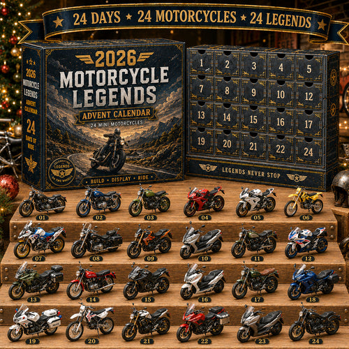 🎁 2026 Motorcycle Legends Advent Calendar | 24‑Day Mini Motorcycle Model Collection