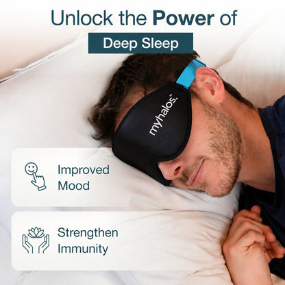 3D Blackout Sleep Mask - Lightweight, Lash Friendly and Zero Eye Pressure