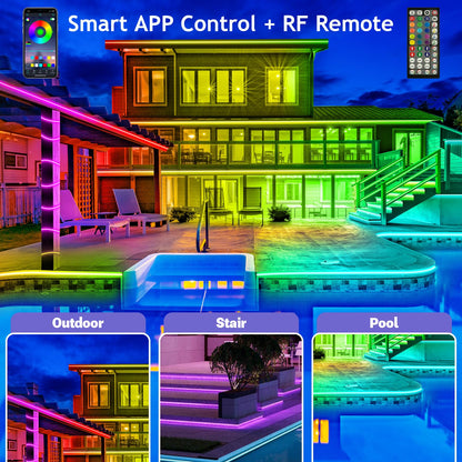 🎅Early Christmas 49% OFF - Smart Rainbow LED Permanent Outdoor Light - Smartlight 🎁