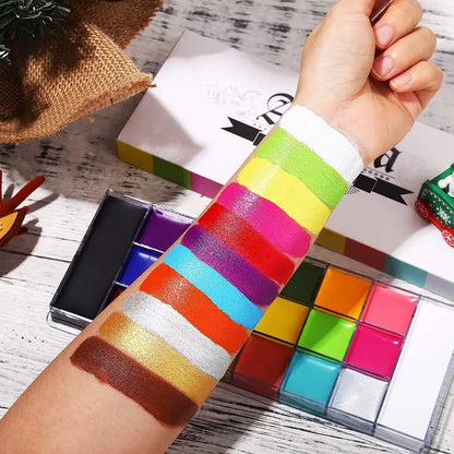 20-Color Face & Body Oil Paint Palette