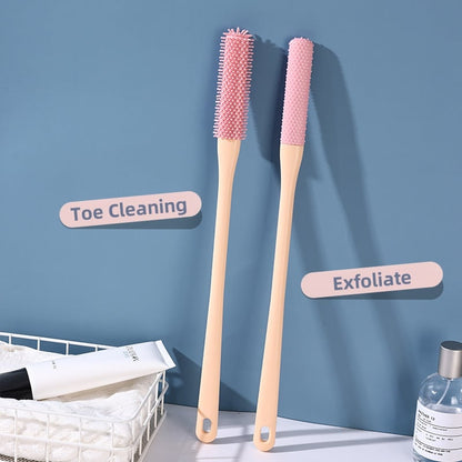 🔥 50% OFF Long-Handle Silicone Foot Cleaning Brush – Easy Shower Foot Scrubber