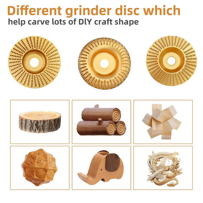 🪵Heavy-Duty Wood Carving Disc Set (3PCS)